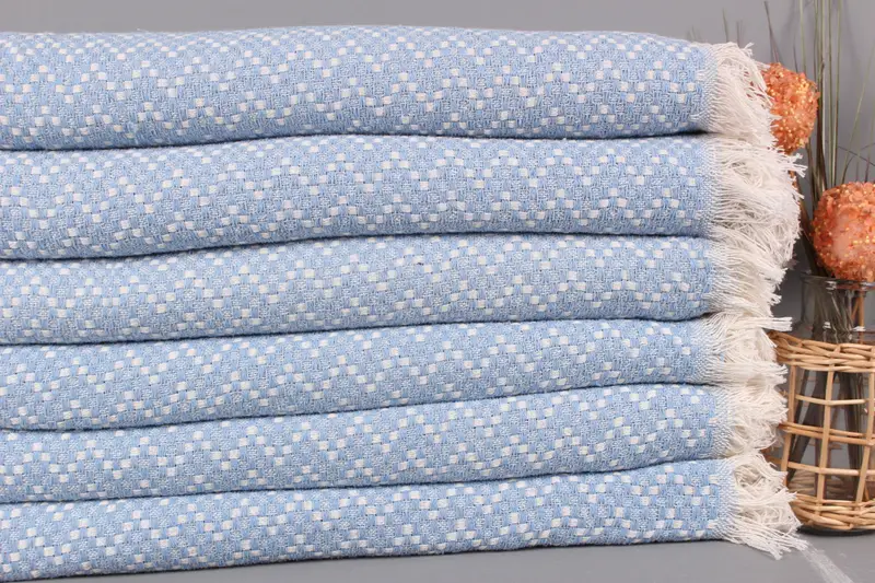 Housewarming Gift, 76x68 Cotton Herringbone Towel, Boho Throw Blankets, Bachelorette Party Items, Bachelorette Gifts, Valentines Day Gift - 2