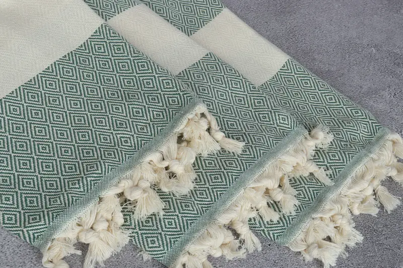 Summer Gift Ideas, 70x40 Cotton Diamond Towel, Hammam Towel USA, Bridal Shower Favor, Absorbent towel, Custom Wedding Gift, Wedding Gifts Towel - 5