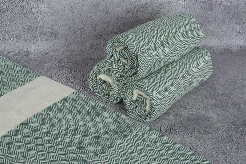 Summer Gift Ideas, 70x40 Cotton Diamond Towel, Hammam Towel USA, Bridal Shower Favor, Absorbent towel, Custom Wedding Gift, Wedding Gifts Towel - 8