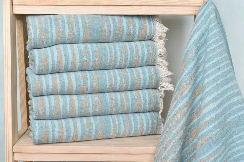Fringed Turkish towel for poolside, Turkish towel, Gift Boxes Towel, Hammam towel, Bachelorette Gifts, Yoga Towel, 70x40 Cotton Patterned Towel - 2