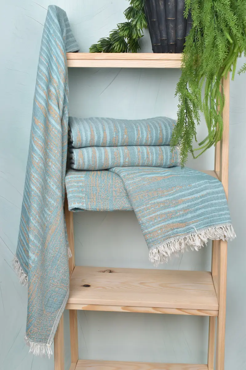 Fringed Turkish towel for poolside, Turkish towel, Gift Boxes Towel, Hammam towel, Bachelorette Gifts, Yoga Towel, 70x40 Cotton Patterned Towel - 7