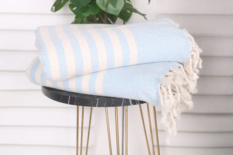 Bachelor Gifts, Bridesmaid Gift, Gift For Mom, 68x40 Cotton Striped Towel, Handmade Turkish hammam towel, Bachelor Towel, Bachelorette Party Favors - 5