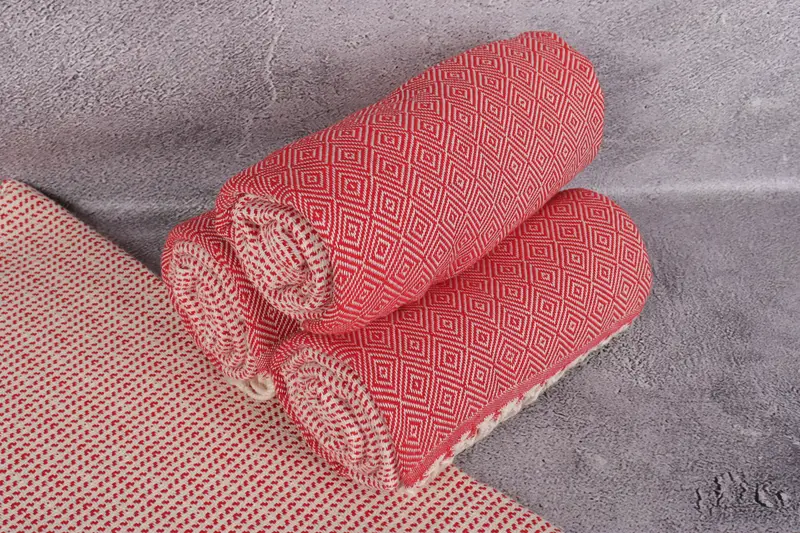 Turkish Towel Set, Custom Wedding Gifts, Handwoven Turkish bath towel, Halloween Gifts, Wedding Gift, Lightweight towel, 70x40 Cotton Chevron Towel - 7
