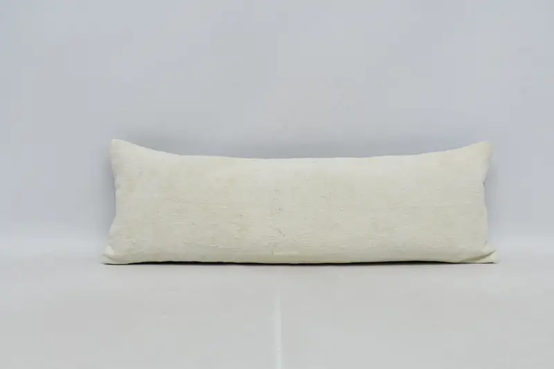 Kilim Pillow Cover, Anatolian Pillow Sham, Vintage Pillow, 12x36 Beige Cushion Case, Cushion Case, Southwestern Pillow Sham, Pillow for Sofa - 1