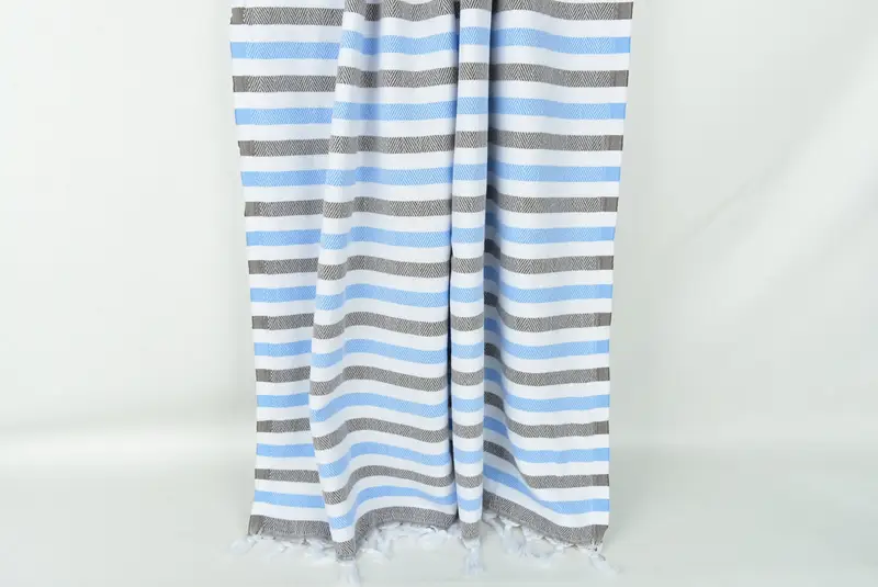 Bridesmaid Gift Towel, Guest Towel, Bachelor Bachelorette Party Favors, 64x40 Cotton Striped Towel, Personalized Wedding Gift, Employee Gifts - 8