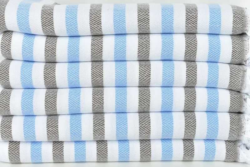 Bridesmaid Gift Towel, Guest Towel, Bachelor Bachelorette Party Favors, 64x40 Cotton Striped Towel, Personalized Wedding Gift, Employee Gifts - 2