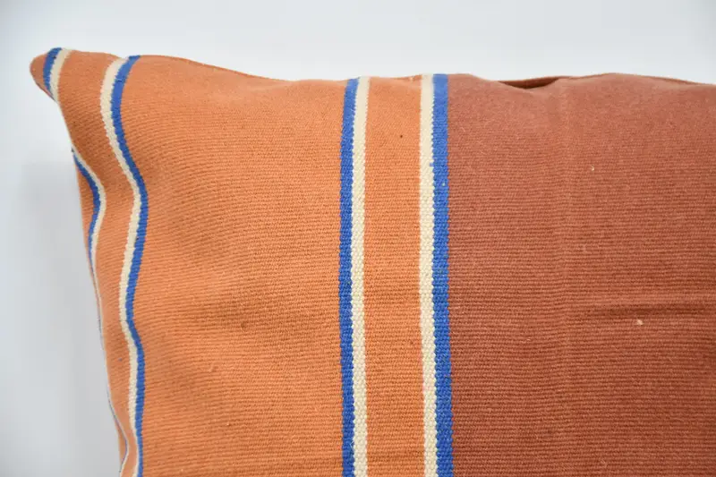 Vintage Pillow, Vintage Kilim Pillow, Luxury Pillow Case, Cushion, 32x32 Orange Pillow, Customized Pillow Case, Handmade Kilim Cushion - 2