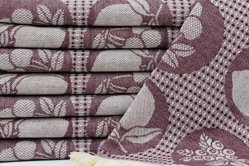 Strandthema Hochzeitsgeschenk, Spa Geschenk, 28x20 Baumwollfrüchte gemustertes Handtuch, Hochzeitsgeschenk, personalisierte Geschenke, Brautduschengeschenk, Küchentuch - 1
