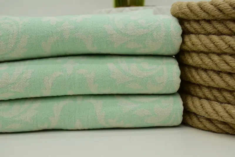 Bridesmaid Gifts Personalized, Hammam towel, Bridal Shower Favors, Handwoven Turkish bath towel, 68x36 Cotton Baroque Towel, Turkish towel - 8