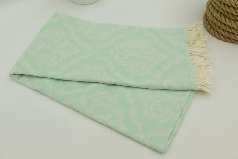 Bridesmaid Gifts Personalized, Hammam towel, Bridal Shower Favors, Handwoven Turkish bath towel, 68x36 Cotton Baroque Towel, Turkish towel - 2