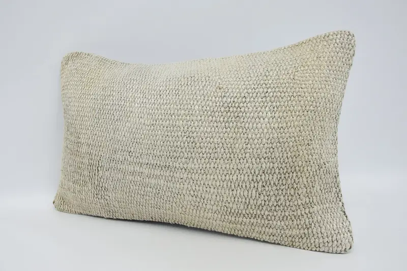 Boho Pillow Sham Cover, Interior Designer Pillow, Pillow for Sofa, Vintage Cushion, Colorful Cushion, 12x20 Beige Pillow Cover, Cushion Case - 4