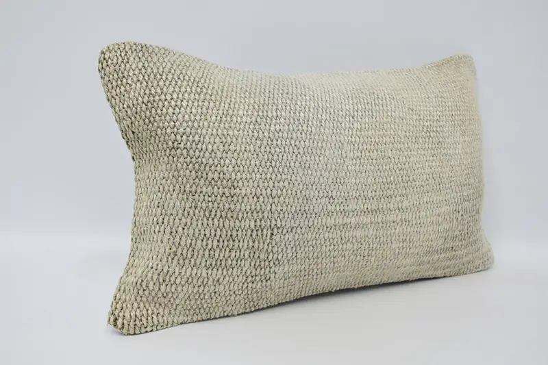 Boho Pillow Sham Cover, Interior Designer Pillow, Pillow for Sofa, Vintage Cushion, Colorful Cushion, 12x20 Beige Pillow Cover, Cushion Case - 3