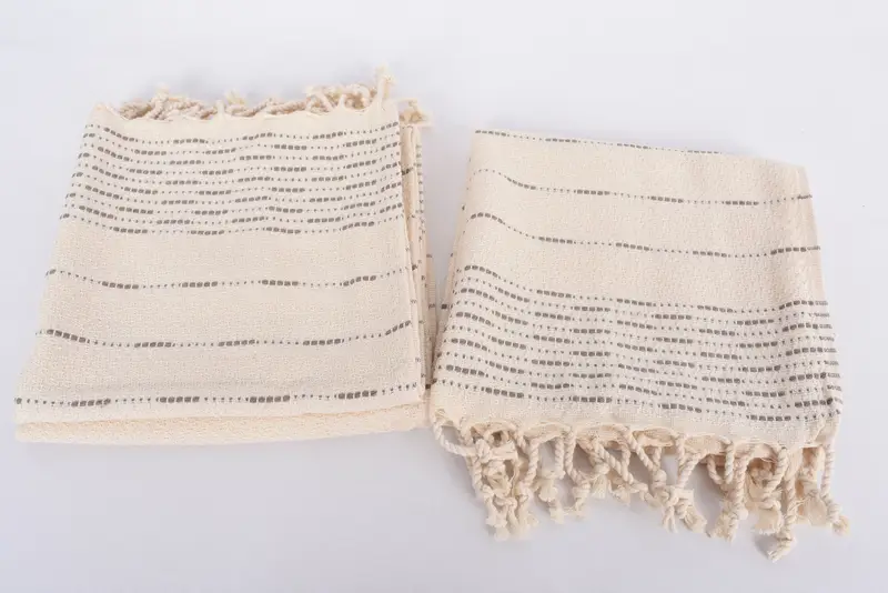 Bridesmaid Gifts, Turkish Tea Towel, Summer Towel, Boyfriend Gift, Turkish Towel Hand Towel, Gift For Boyfriend, 36x18 Cotton Striped Design Towel - 7