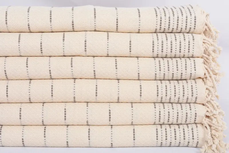 Bridesmaid Gifts, Turkish Tea Towel, Summer Towel, Boyfriend Gift, Turkish Towel Hand Towel, Gift For Boyfriend, 36x18 Cotton Striped Design Towel - 3