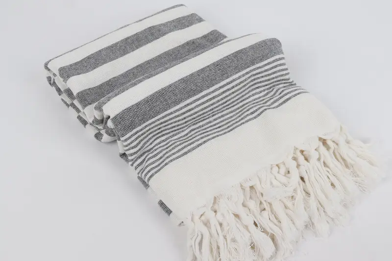 Bridesmaid Gift Towel, Turkish beach towel, Turkish Beach Towel Bulk, Large Turkish Towel, 68x40 Cotton Striped Terry Towel, Best Friend Gift Ideas - 6