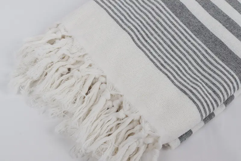 Bridesmaid Gift Towel, Turkish beach towel, Turkish Beach Towel Bulk, Large Turkish Towel, 68x40 Cotton Striped Terry Towel, Best Friend Gift Ideas - 7