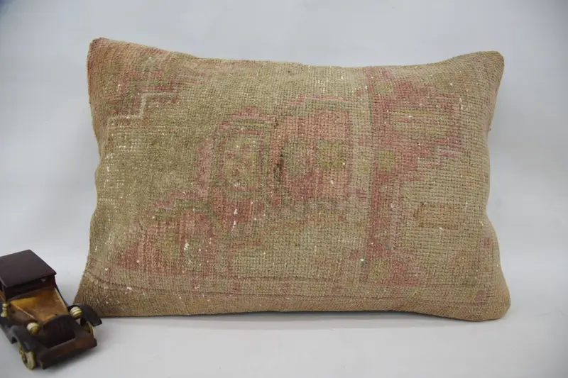 Boho Pillow Sham Cover, Pillow, Pillow for Couch, Patio Cushion Cover, Home Decor Pillow, 16x24 Beige Cushion, Traditional Pillow Case - 4