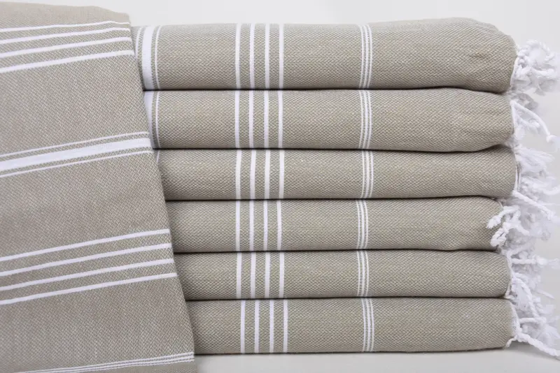 Personalisierte Brautjungferngeschenk, Peshtemal, 70x40 Baumwollstreifentuch, Hochzeitstuch, maßgeschneidertes Hochzeitsgeschenk, benutzerdefinierte Strandtücher, Brautduschengeschenke - 1