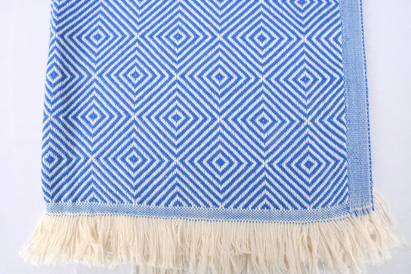 28x20 Cotton Diamond Towel, Summer Gift, Wedding Gift, Bridesmaid Gifts, Memorial Gift, Bulk Order Towel, Organic Tea Towel, Personalized Gift - 7