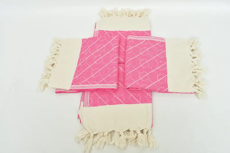 Monogram Hand Towel, Personalized Kitchen Towel, 36x18 Cotton Geometric Towel, Small Bath Towels, Custom Turkish Towel, Mother Of The Groom Gift - 6