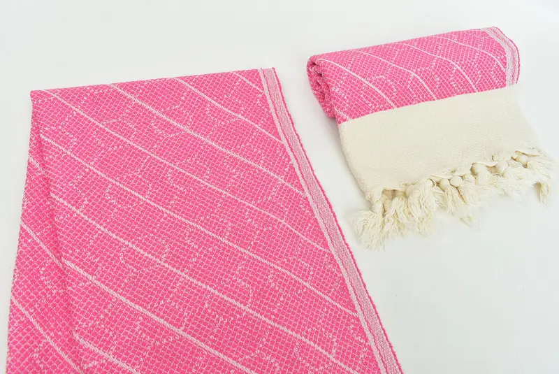 Monogram Hand Towel, Personalized Kitchen Towel, 36x18 Cotton Geometric Towel, Small Bath Towels, Custom Turkish Towel, Mother Of The Groom Gift - 7