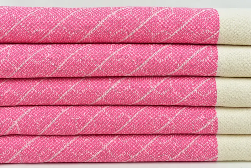 Monogram Hand Towel, Personalized Kitchen Towel, 36x18 Cotton Geometric Towel, Small Bath Towels, Custom Turkish Towel, Mother Of The Groom Gift - 2