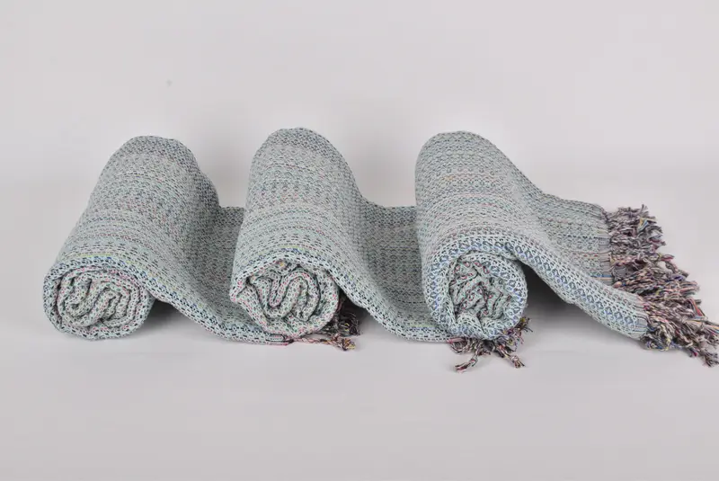 Eco-Friendly Turkish Towel, Maid Of Honor Gift, 70x40 Cotton Colorful Diamond Towel, Bachelorette Party Gifts, Gift For Him, Turkish beach towel - 7