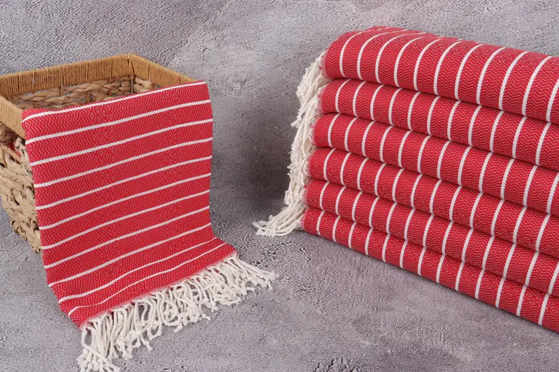 Friends Beach Towel, Wedding Gift, Custom Turkish Towel, Bridal Shower Gifts, Home Decor Gifts, 70x40 Cotton Striped Towel, Turkish bath towel - 3