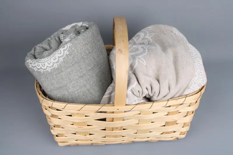 Woven Blanket 79x87 Cotton Throw Kilim Design, Throw Size, Floral Pattern