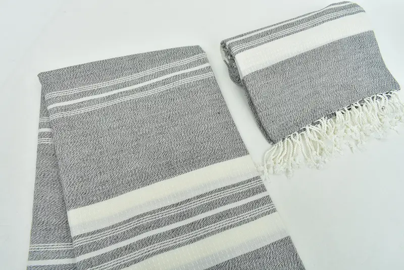 Beach Towel Bulk, Housewarming Gift, Beach Towel Gift, Home Gift, Lightweight Turkish towel, 60x38 Cotton Striped Towel, Custom Wedding Gifts - 14