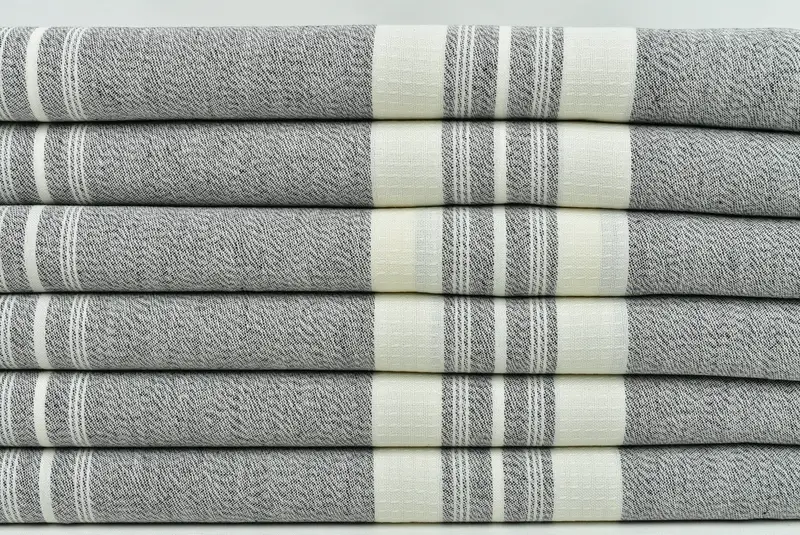 Beach Towel Bulk, Housewarming Gift, Beach Towel Gift, Home Gift, Lightweight Turkish towel, 60x38 Cotton Striped Towel, Custom Wedding Gifts - 4