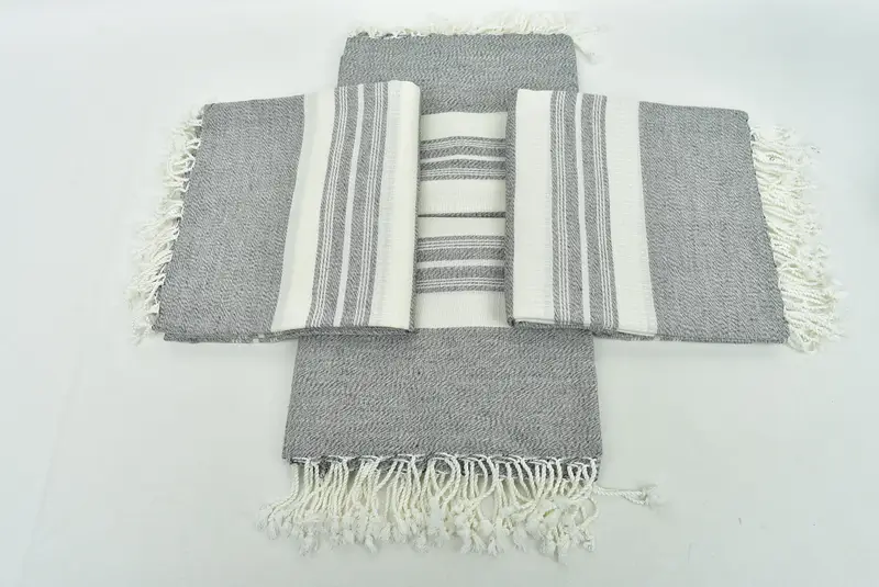 Beach Towel Bulk, Housewarming Gift, Beach Towel Gift, Home Gift, Lightweight Turkish towel, 60x38 Cotton Striped Towel, Custom Wedding Gifts - 12