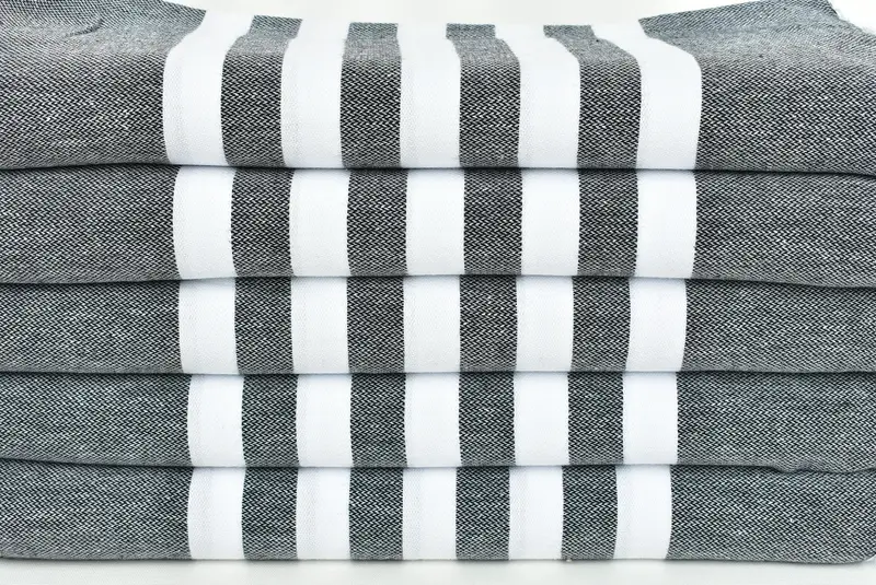 Bachelorette Party Gifts Bridesmaids, Turkish beach towel, Hammam Towel USA, 70x40 Cotton Striped Towel, Embroidery Towels, Yoga Towel, Custom Gift - 2