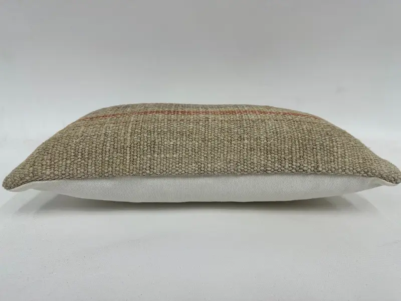 Pillow for Couch, 8x16 Beige Cushion Cover, Cushion Case, Retro Throw Pillow Case, Kilim Cushion Sham, Turkish Kilim Pillow, Boho Chic Pillow Case - 5