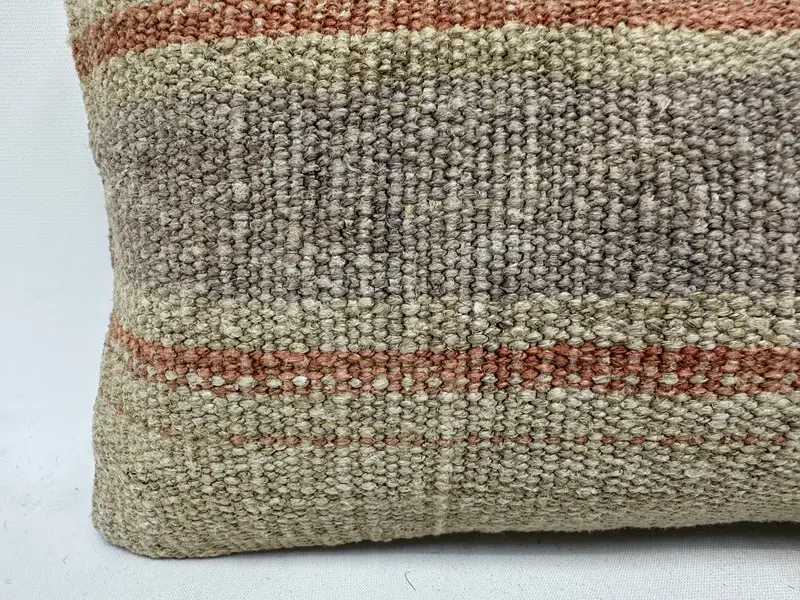 Pillow for Couch, 8x16 Beige Cushion Cover, Cushion Case, Retro Throw Pillow Case, Kilim Cushion Sham, Turkish Kilim Pillow, Boho Chic Pillow Case - 2