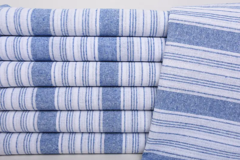 Bridesmaid Gift, Sand-resistant Turkish towel for the beach, Lightweight towel, 68x32 Cotton Striped Towel, Custom Wedding Gift, Handmade Gift - 2