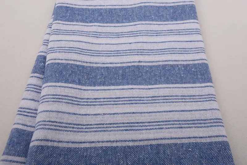 Bridesmaid Gift, Sand-resistant Turkish towel for the beach, Lightweight towel, 68x32 Cotton Striped Towel, Custom Wedding Gift, Handmade Gift - 4