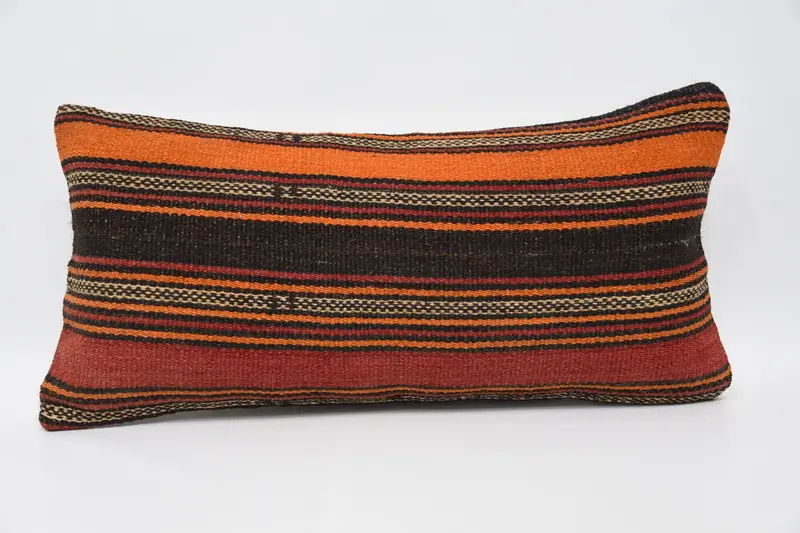 Ethnic Cushion Case, Luxury Cushion, Pillow for Couch, 12x24 Red Cushion Case, Pillow Case, Home Decor Pillow, Gift Pillow - 1