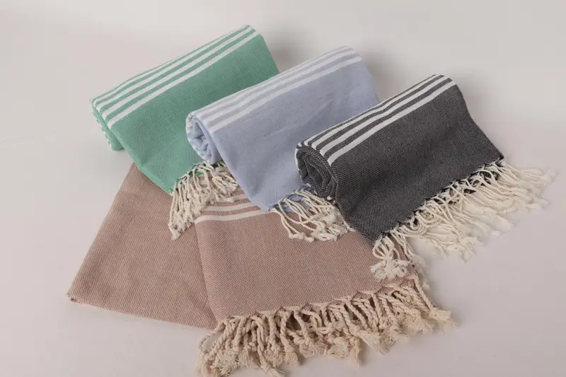 Custom Towel Beach, Gift For Coworker, Bachelor Bachelorette Party Favors, Summer Towel, Beach towel, 68x40 Cotton Striped Towel, Soft towel - 5