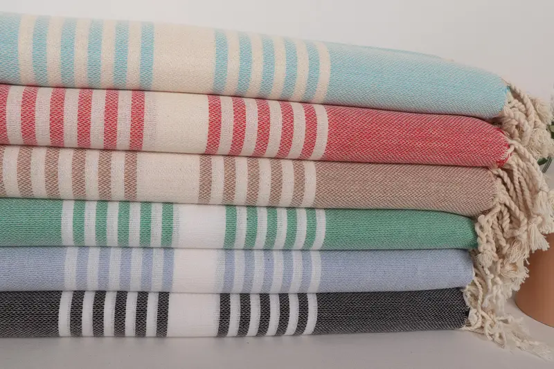 Custom Towel Beach, Gift For Coworker, Bachelor Bachelorette Party Favors, Summer Towel, Beach towel, 68x40 Cotton Striped Towel, Soft towel - 2