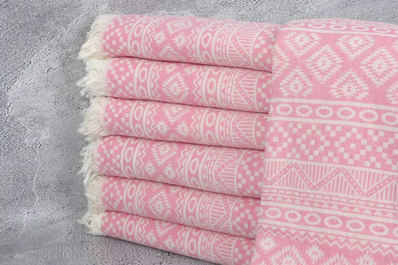 Turkish Towel Monogram, 68x36 Cotton Geometric Towel, Wedding For Favor, Yoga Towel, Summer Gift, Absorbent Turkish towel, Monogrammed Beach Towel - 2