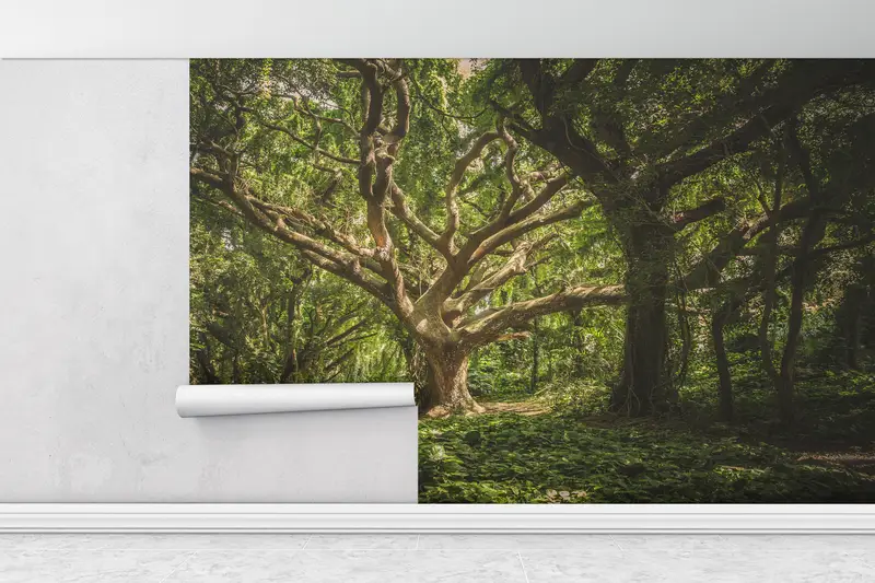 Forest Wall Painting, Tree Wall Poster, Old Tree Landscape Wall Decor, Tree View Wall Art, Nature Landscape Wall Art, View Wall Paper, - 9