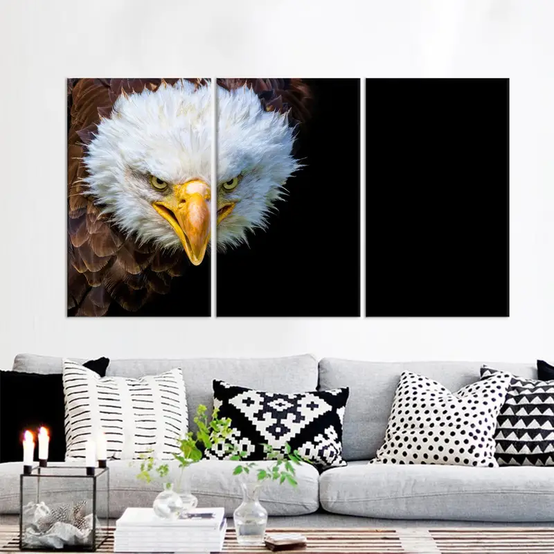 Eleganter Adler-Leinwanddruck: Loft, trendig, Männerhöhlen-Dekoration