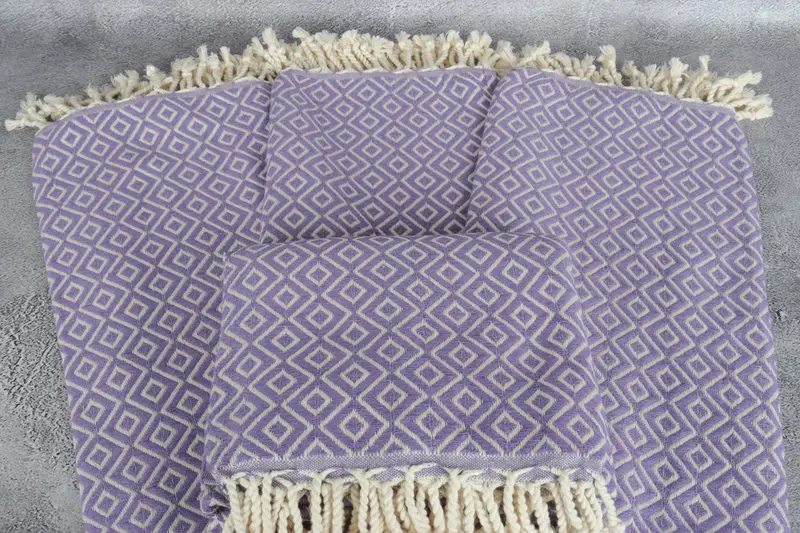 Sand-free towel, Hammam towel, Bridesmaid Gifts, Guest Towel, Bachelorette Favor, Custom Towel Beach, Custom Name Towel, 70x40 Cotton Diamond Towel - 4