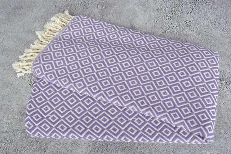 Sand-free towel, Hammam towel, Bridesmaid Gifts, Guest Towel, Bachelorette Favor, Custom Towel Beach, Custom Name Towel, 70x40 Cotton Diamond Towel - 6