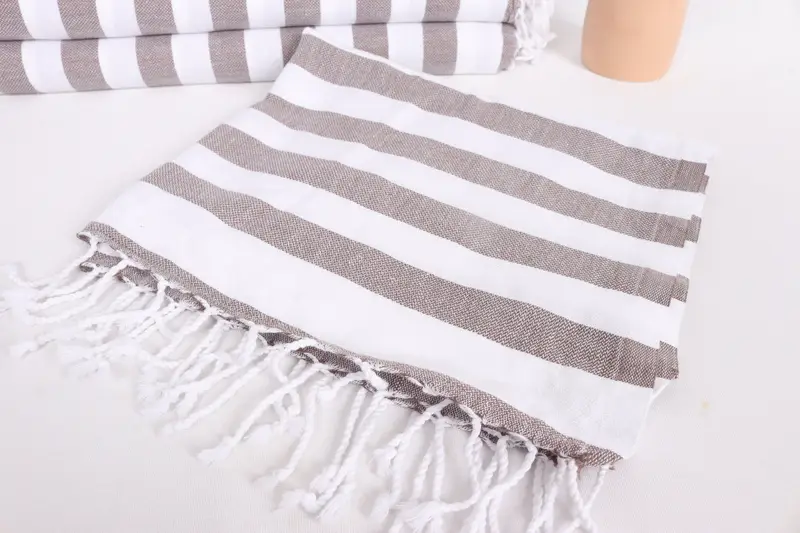 Custom Hand Towel, Home Decor Gifts, Bachelorette Party Favors, 44x20 Cotton Striped Towel, Turkish Tea Towel, Summer Towel, Wedding Favors - 5