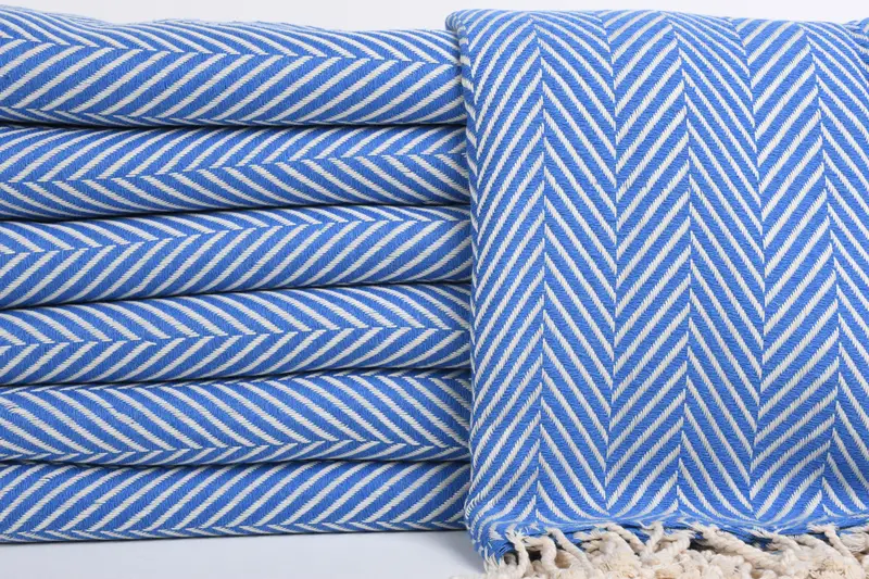 70x40 Cotton Striped Towel, Absorbent towel, Personalized Bridesmaid Beach Towel, Beach Towel Gift, Boyfriend Christmas Gift, Turkish hand towel - 1
