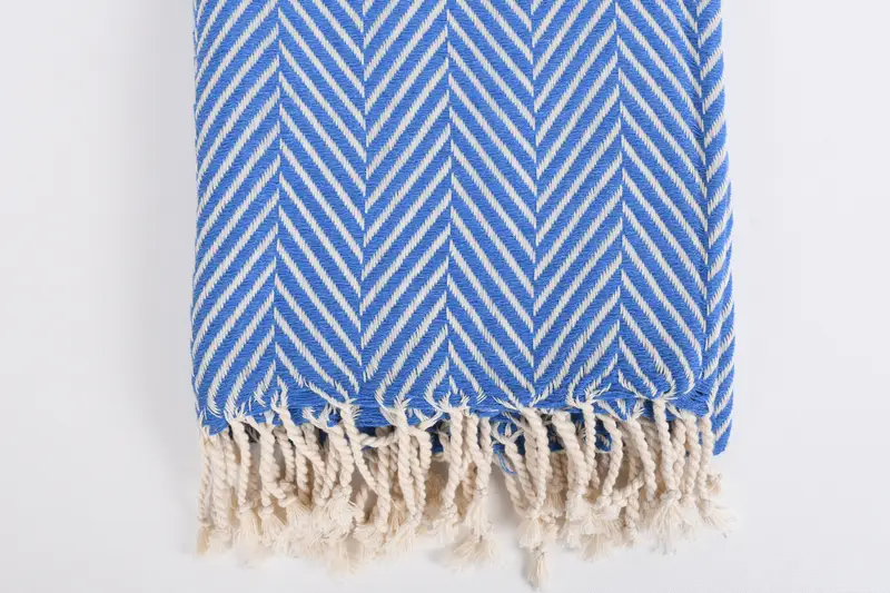 70x40 Cotton Striped Towel, Absorbent towel, Personalized Bridesmaid Beach Towel, Beach Towel Gift, Boyfriend Christmas Gift, Turkish hand towel - 3