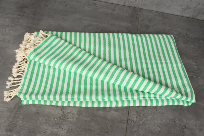 Extra Large Tablecloth, Bridesmaid Gifts, Turkish Towel Blanket, Woven Throw Blanket, Home Gift, Bedspread, 104x76 Cotton Striped Towel - 3