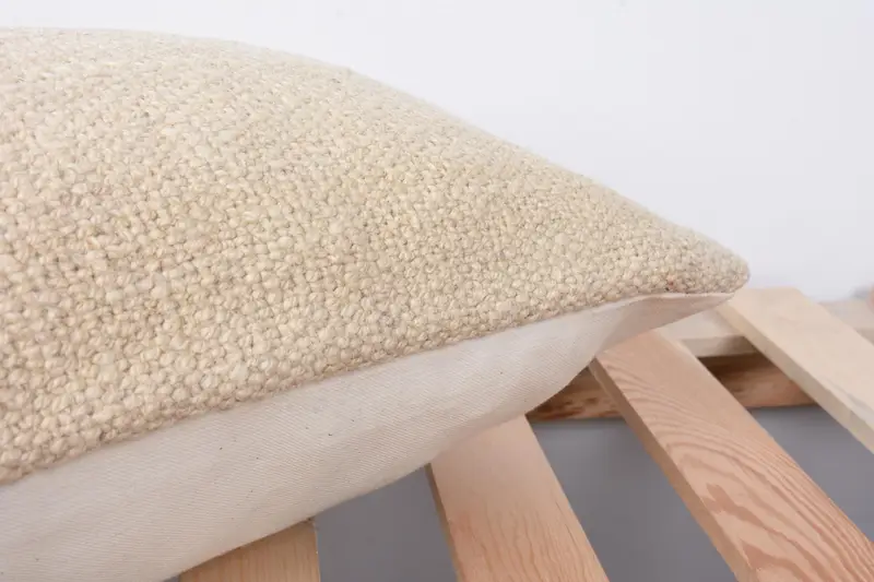Authentic Pillow Case, Decorative Cushion Cover, Kilim Pillow, Turkish Kilim Pillow, 12x24 Beige Pillow, Vintage Kilim Throw Pillow, Cushion Case - 7